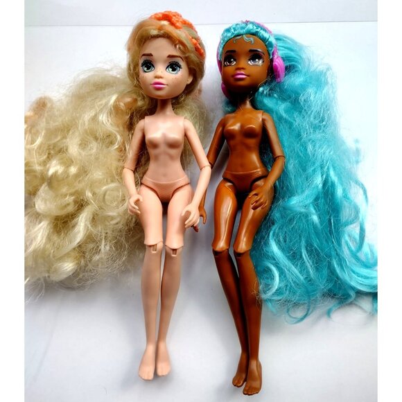 ​​​​​ Other - Mermaid High Dolls Finley & Oceanna Nude With Blonde & Blue Hair